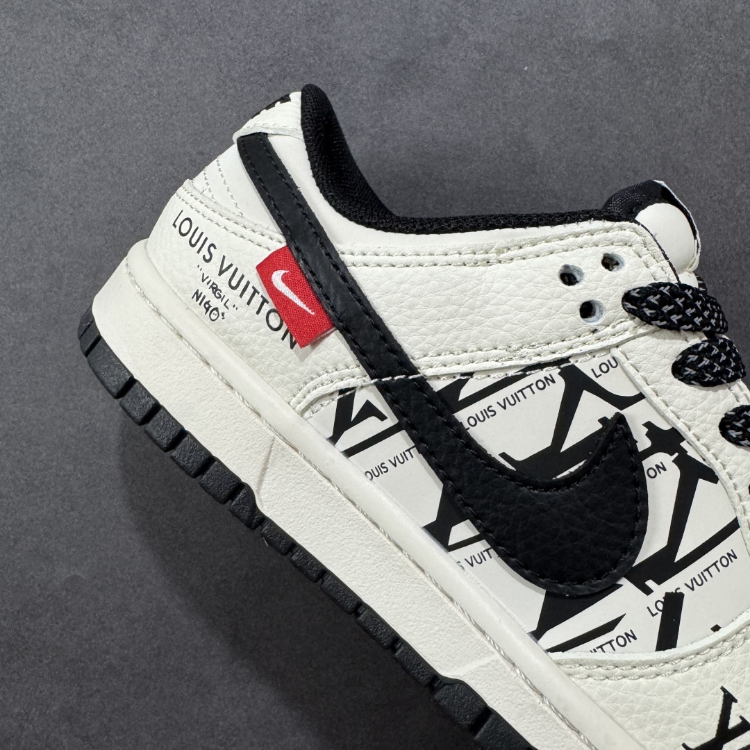 图片[6]-【定制版】Nike SB Dunk Low LV联名 印花米黑 高端定制 低帮休闲板鞋 QW5836-021  #定制鞋盒 大厂纯原品质出货 超高清洁度 皮料切割干净无任何毛边 细节完美   尺码：36 36.5 37.5 38 38.5 39 40 40.5 41 42 42.5 43 44 44.5 45-选品中心