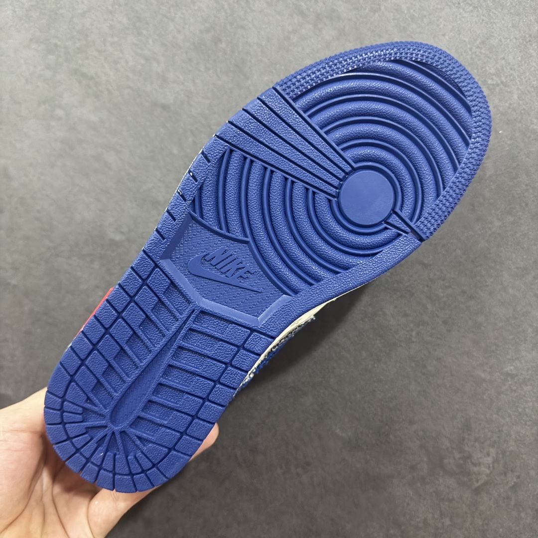 图片[9]-【定制版】Air Jordan 1 Low AJ1 乔1 LV联名 蓝花布抽绳 高端定制 低帮复古篮球鞋 YX5066-373  #定制鞋盒 大厂纯原品质出货 超高清洁度 皮料切割干净无任何毛边 细节完美  尺码：36 36.5 37.5 38 38.5 39 40 40.5 41 42 42.5 43 44 44.5 45-选品中心