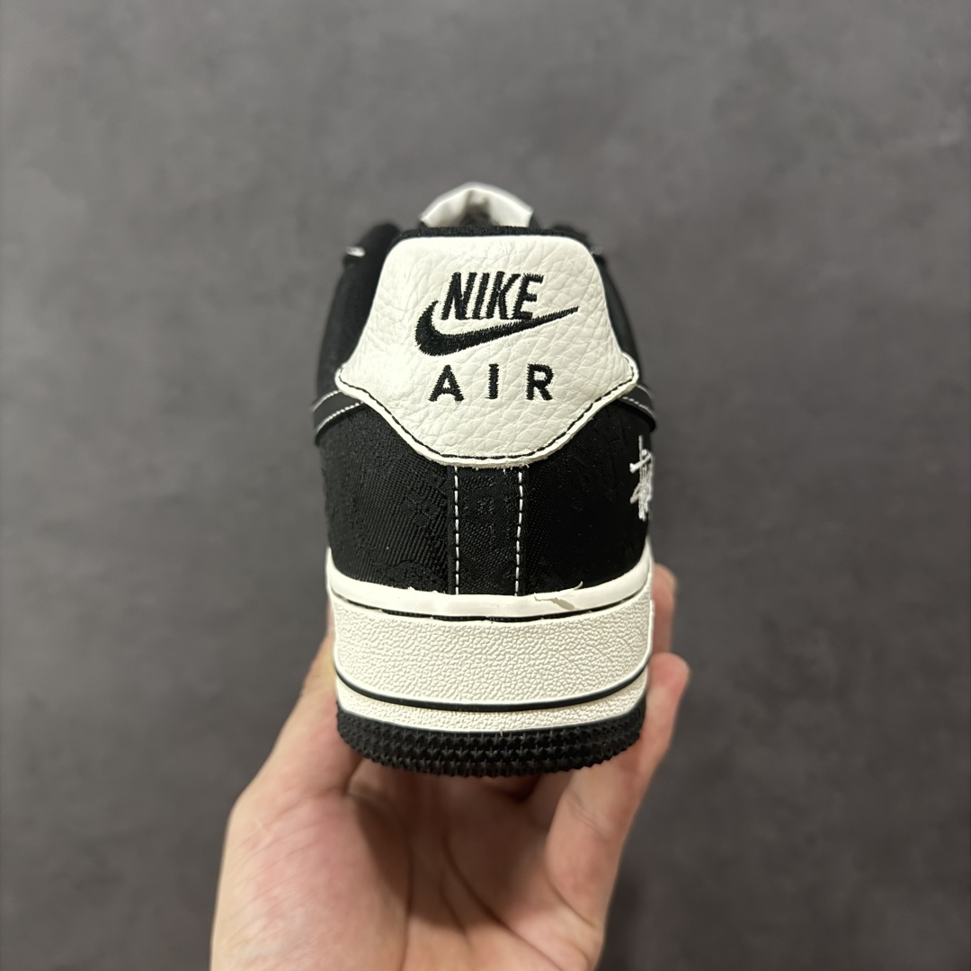 图片[4]-【定制版】Nike Air Force 1\’07 Low LV联名 米黑勾红标 空军一号低帮休闲板鞋 LW9279-013  #原楦头原纸板 原装鞋盒 定制五金配件 内置全掌气垫 原厂鞋底   尺码：36 36.5 37.5 38 38.5 39 40 40.5 41 42 42.5 43 44 44.5 45-选品中心