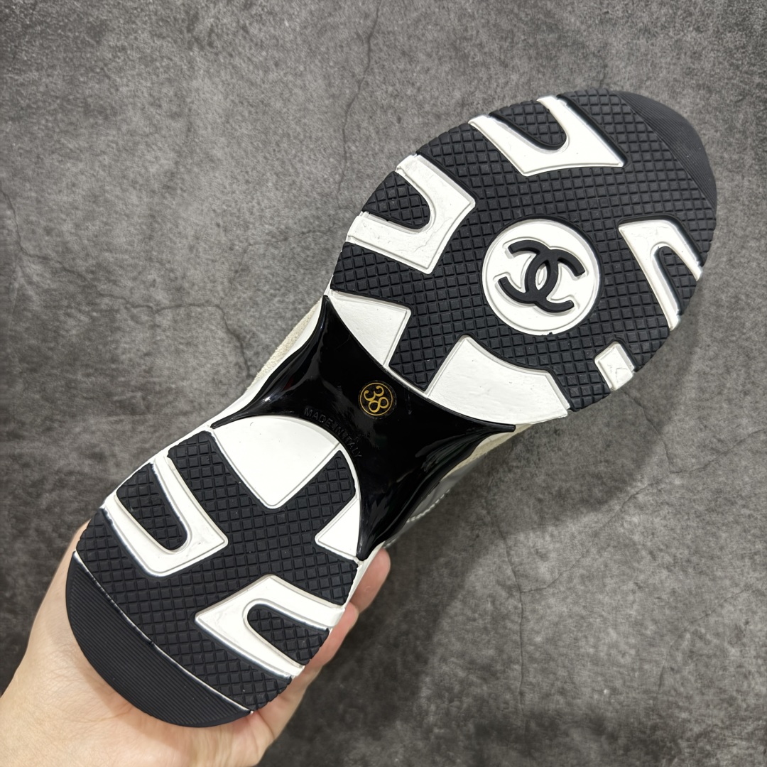 图片[9]-【广东纯原版本】Chanel 25a小厚底运动鞋 非常舒服的一款鞋子，搭配长袜短袜都可以 很轻，小羊皮面也容易打理 鞋面：进口羊皮 内里网都是进口定制，很贴肤 独家私模大底 尺码：35 36 37 38 39 40-选品中心