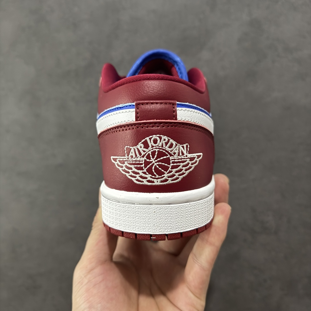 图片[4]-【K版】Air Jordan AJ1 Low 低帮 红蓝白 DC0774-604 全新流水线出品 市场第二梯队最强版 全部原鞋开发 原楦原纸板开发 全鞋电脑针车 原厂内置全掌气垫 原盒内在原标 唯一Zp原版鞋带绑法 免检产品 全新2022版型 全头层皮料 完美零毛边处理 原厂配置全掌气垫 价格定位良心 新配色陆续出货 尺码：36 36.5 37.5 38 38.5 39 40 40.5 41 42 42.5 43 44 44.5 45-选品中心