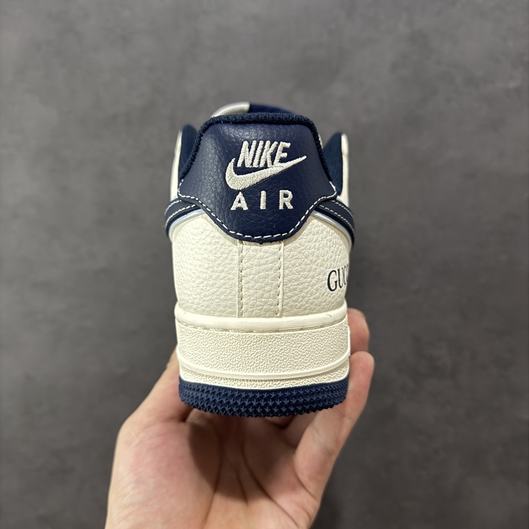 图片[4]-【定制版】Nike Air Force 1\’07 Low 古驰联名 花纹蓝勾 空军一号低帮休闲板鞋 XS1958-564  #原楦头原纸板 原装鞋盒 定制五金配件 内置全掌气垫 原厂鞋底   尺码：36 36.5 37.5 38 38.5 39 40 40.5 41 42 42.5 43 44 44.5 45-选品中心