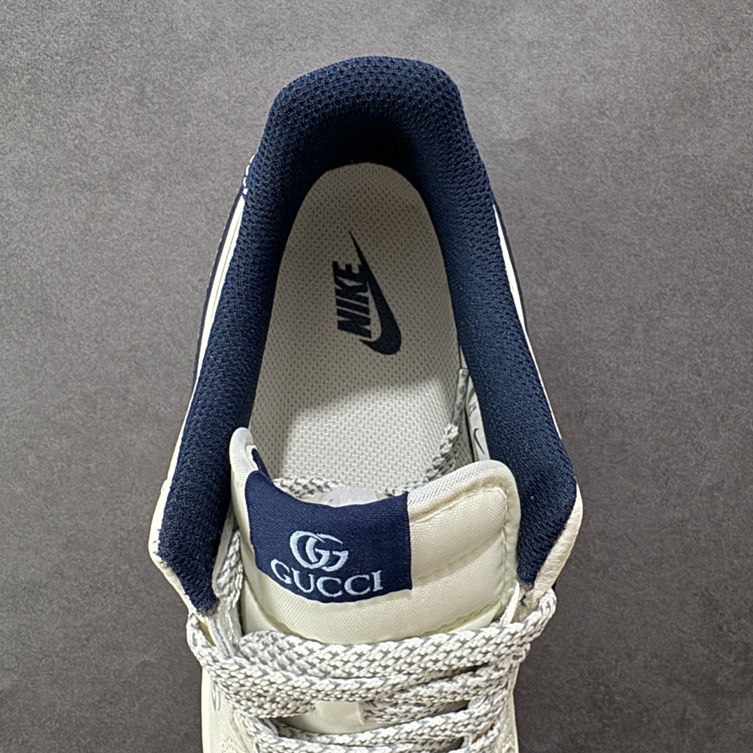 图片[7]-【定制版】Nike Air Force 1\’07 Low 古驰联名 花纹蓝勾 空军一号低帮休闲板鞋 XS1958-564  #原楦头原纸板 原装鞋盒 定制五金配件 内置全掌气垫 原厂鞋底   尺码：36 36.5 37.5 38 38.5 39 40 40.5 41 42 42.5 43 44 44.5 45-选品中心