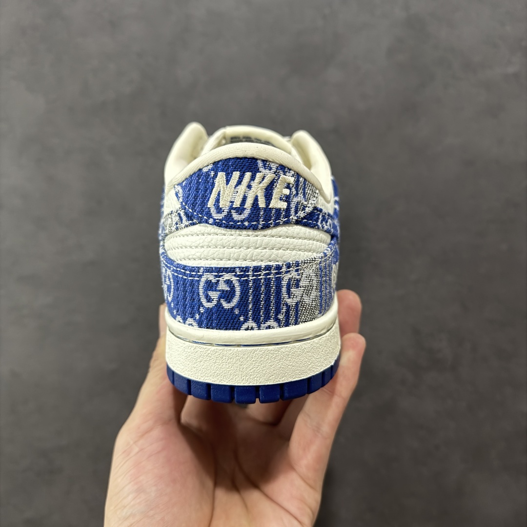 图片[4]-【定制版】Nike SB Dunk Low 古驰联名 灰蓝牛仔 周年高端定制 低帮休闲板鞋 SC9207-419  #定制鞋盒 大厂纯原品质出货 超高清洁度 皮料切割干净无任何毛边 细节完美   尺码：36 36.5 37.5 38 38.5 39 40 40.5 41 42 42.5 43 44 44.5 45-选品中心