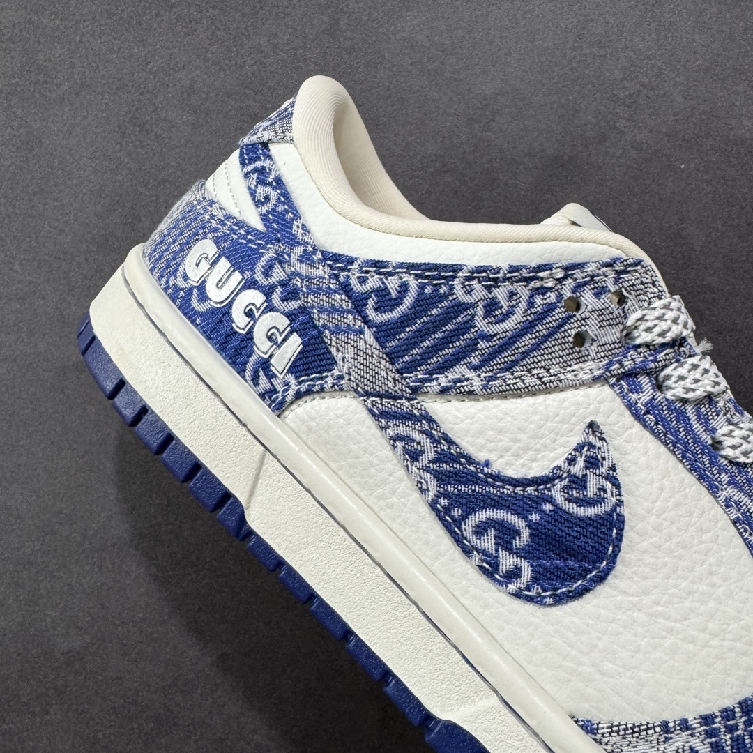 图片[6]-【定制版】Nike SB Dunk Low 古驰联名 灰蓝牛仔 周年高端定制 低帮休闲板鞋 SC9207-419  #定制鞋盒 大厂纯原品质出货 超高清洁度 皮料切割干净无任何毛边 细节完美   尺码：36 36.5 37.5 38 38.5 39 40 40.5 41 42 42.5 43 44 44.5 45-选品中心