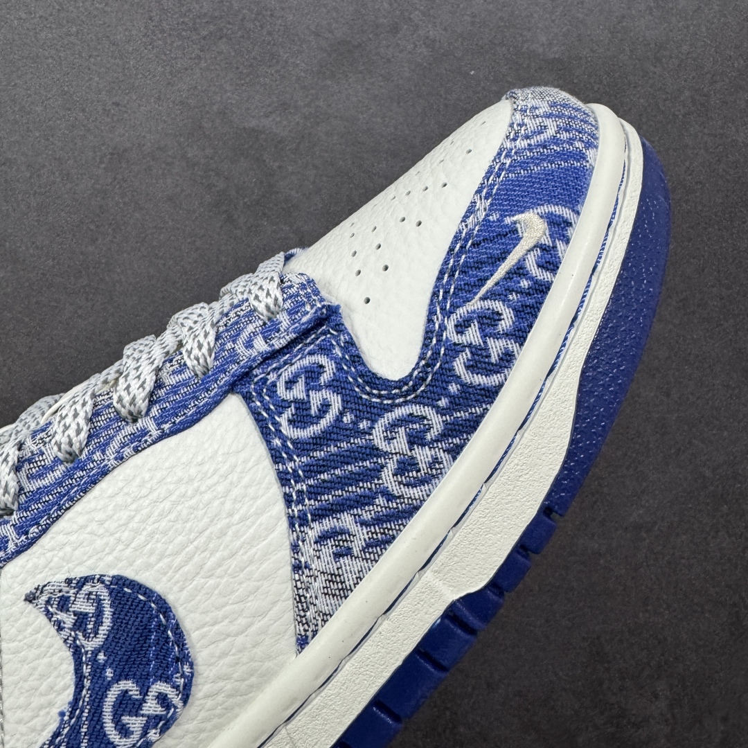 图片[5]-【定制版】Nike SB Dunk Low 古驰联名 灰蓝牛仔 周年高端定制 低帮休闲板鞋 SC9207-419  #定制鞋盒 大厂纯原品质出货 超高清洁度 皮料切割干净无任何毛边 细节完美   尺码：36 36.5 37.5 38 38.5 39 40 40.5 41 42 42.5 43 44 44.5 45-选品中心