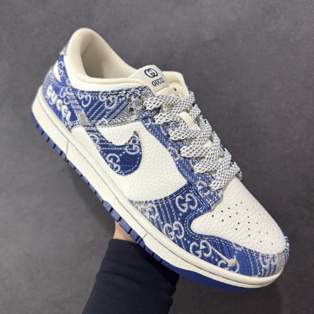 图片[3]-【定制版】Nike SB Dunk Low 古驰联名 灰蓝牛仔 周年高端定制 低帮休闲板鞋 SC9207-419  #定制鞋盒 大厂纯原品质出货 超高清洁度 皮料切割干净无任何毛边 细节完美   尺码：36 36.5 37.5 38 38.5 39 40 40.5 41 42 42.5 43 44 44.5 45-选品中心