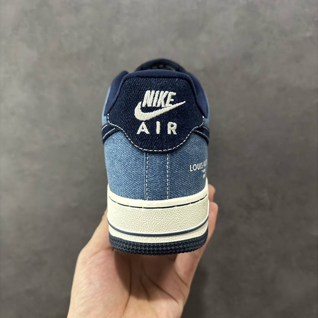 图片[4]-【定制版】Nike Air Force 1\’07 Low LV联名 拼接牛仔 空军一号低帮休闲板鞋  #原楦头原纸板 原装鞋盒 定制五金配件 内置全掌气垫 原厂鞋底 货号：SC0601-551  尺码：36 36.5 37.5 38 38.5 39 40 40.5 41 42 42.5 43 44 44.5 45-选品中心