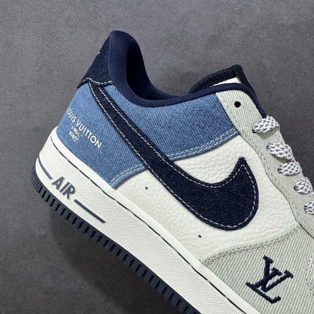 图片[6]-【定制版】Nike Air Force 1\’07 Low LV联名 拼接牛仔 空军一号低帮休闲板鞋  #原楦头原纸板 原装鞋盒 定制五金配件 内置全掌气垫 原厂鞋底 货号：SC0601-551  尺码：36 36.5 37.5 38 38.5 39 40 40.5 41 42 42.5 43 44 44.5 45-选品中心