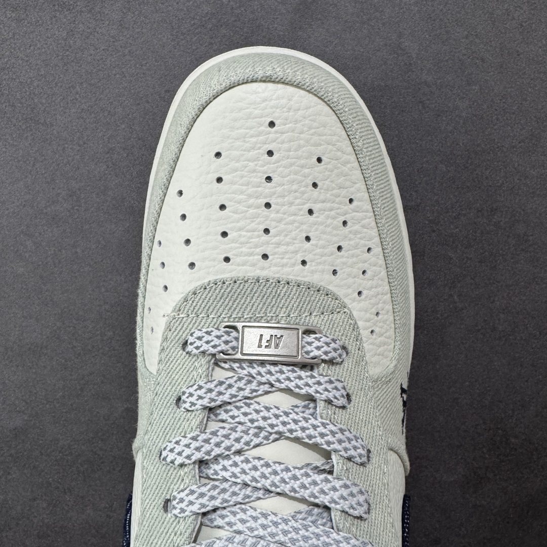 图片[8]-【定制版】Nike Air Force 1\’07 Low LV联名 拼接牛仔 空军一号低帮休闲板鞋  #原楦头原纸板 原装鞋盒 定制五金配件 内置全掌气垫 原厂鞋底 货号：SC0601-551  尺码：36 36.5 37.5 38 38.5 39 40 40.5 41 42 42.5 43 44 44.5 45-选品中心