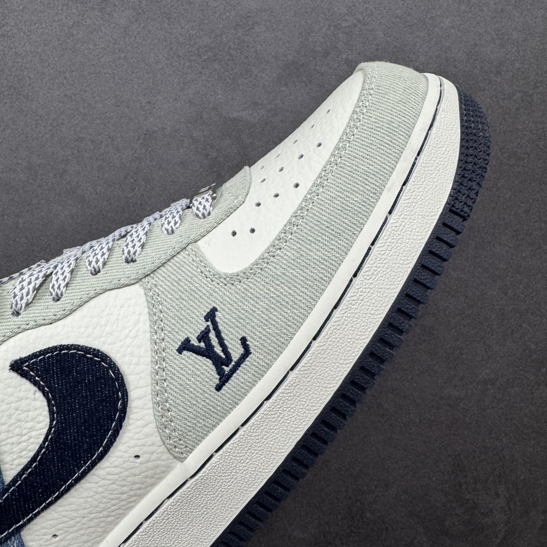 图片[5]-【定制版】Nike Air Force 1\’07 Low LV联名 拼接牛仔 空军一号低帮休闲板鞋  #原楦头原纸板 原装鞋盒 定制五金配件 内置全掌气垫 原厂鞋底 货号：SC0601-551  尺码：36 36.5 37.5 38 38.5 39 40 40.5 41 42 42.5 43 44 44.5 45-选品中心