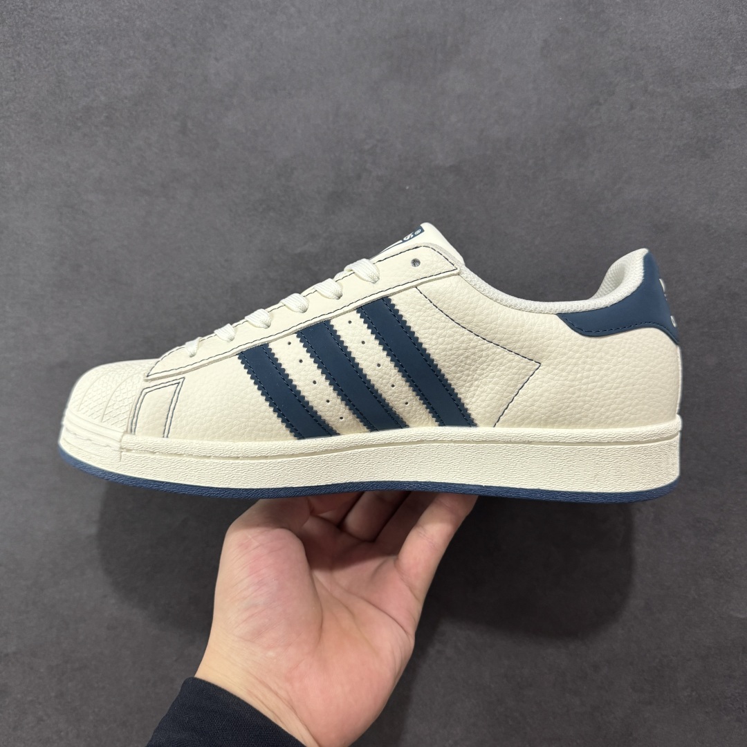 图片[2]-【定制版】AD Originals Superstar x Balenciaga 白黑 采用全新头层拼接皮革材质 后跟采用特色3D立体印字 渠道正品订单 诠释市场最高工艺水平 全鞋进口头层皮料打造 区别市面普通真标版本，进出专柜无压力 货号：QF5805 尺码：36-45-选品中心