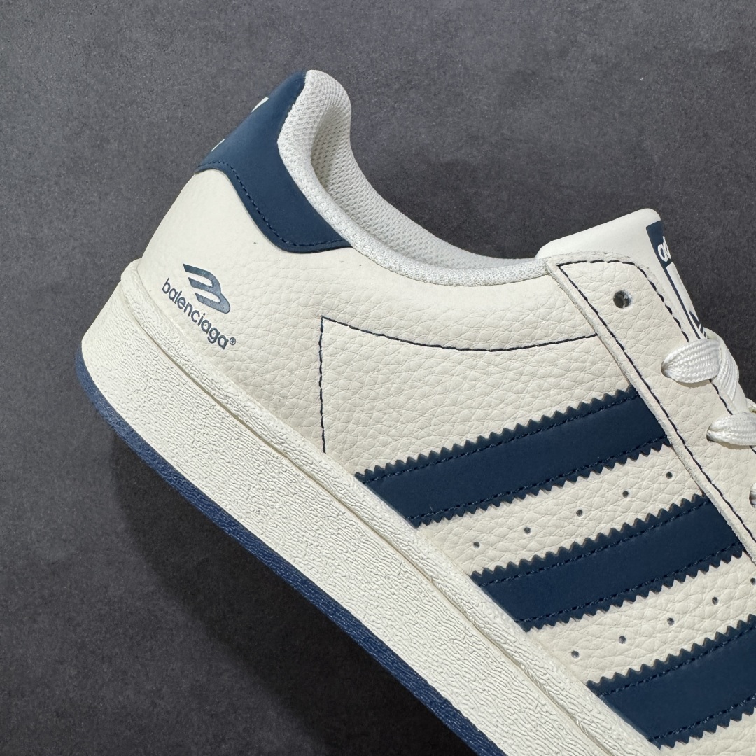 图片[6]-【定制版】AD Originals Superstar x Balenciaga 白黑 采用全新头层拼接皮革材质 后跟采用特色3D立体印字 渠道正品订单 诠释市场最高工艺水平 全鞋进口头层皮料打造 区别市面普通真标版本，进出专柜无压力 货号：QF5805 尺码：36-45-选品中心