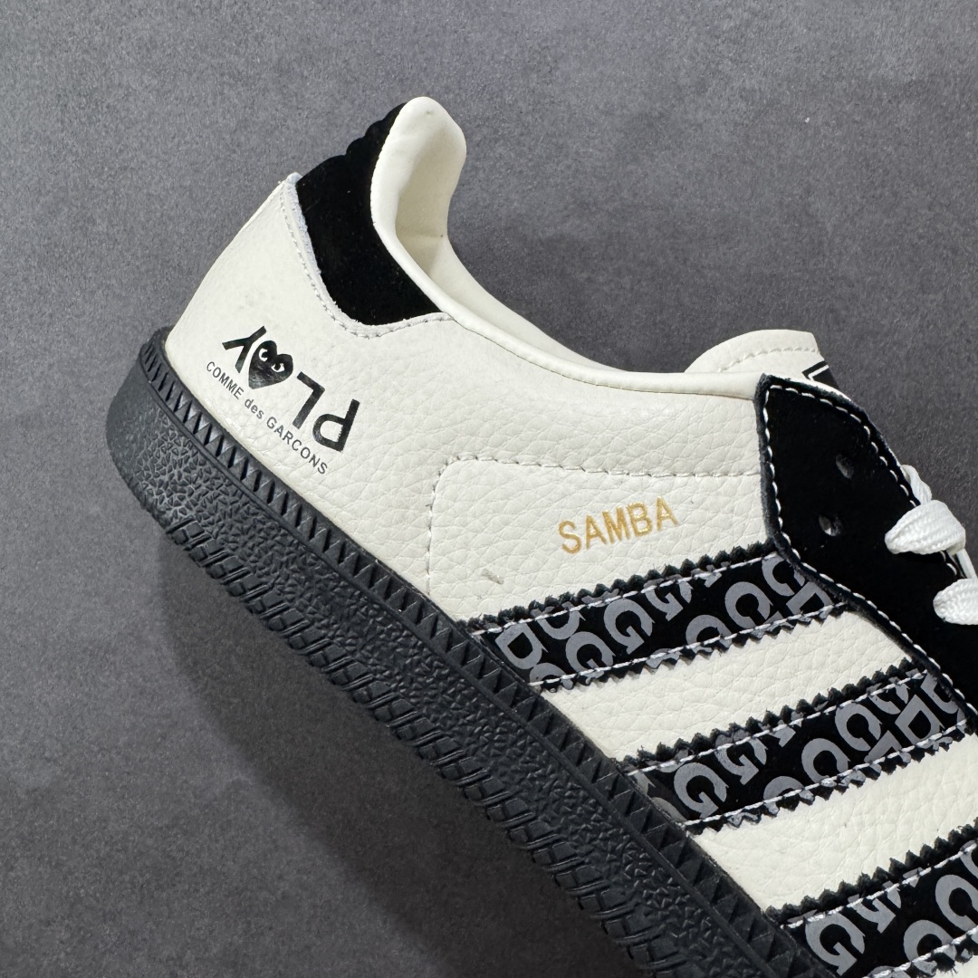 图片[6]-【定制版】adidas originals Samba OG 黑白 桑巴舞系列复古经典轻便板鞋 此款以简约大方的造型设计 给人以随性休闲的时尚格调 穿着舒适轻便，运动灵活自如 满足日常个性穿搭 货号：DX0006 尺码：36 36.5 37 38 38.5 39 40 40.5 41 42 42.5 43 44 44.5 45-选品中心