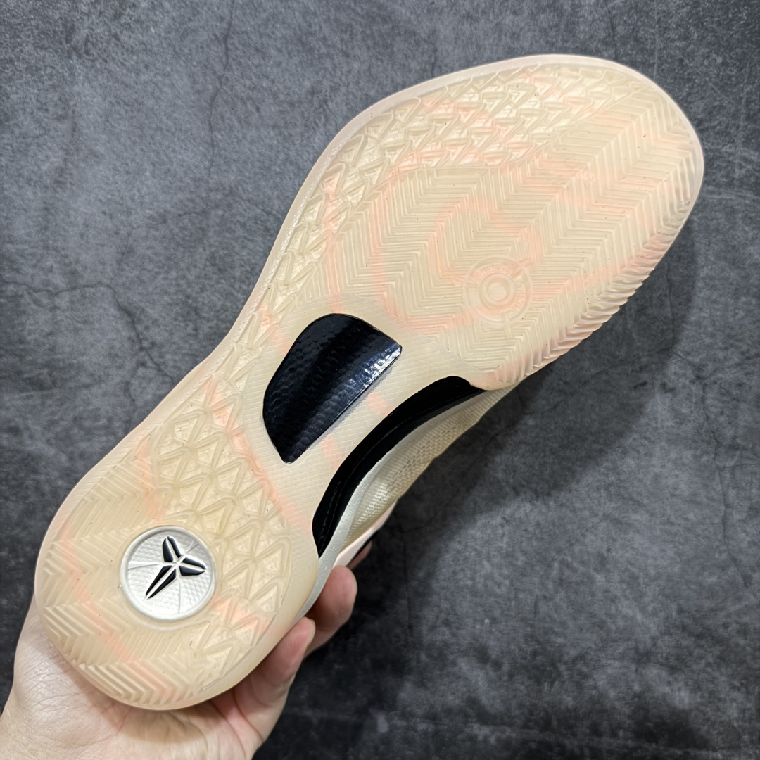  
【外贸纯原】NK Zoom Kobe Ⅷ  科比8代复刻实战运动低帮文化篮球鞋 白粉水蜜桃🍑 HQ3