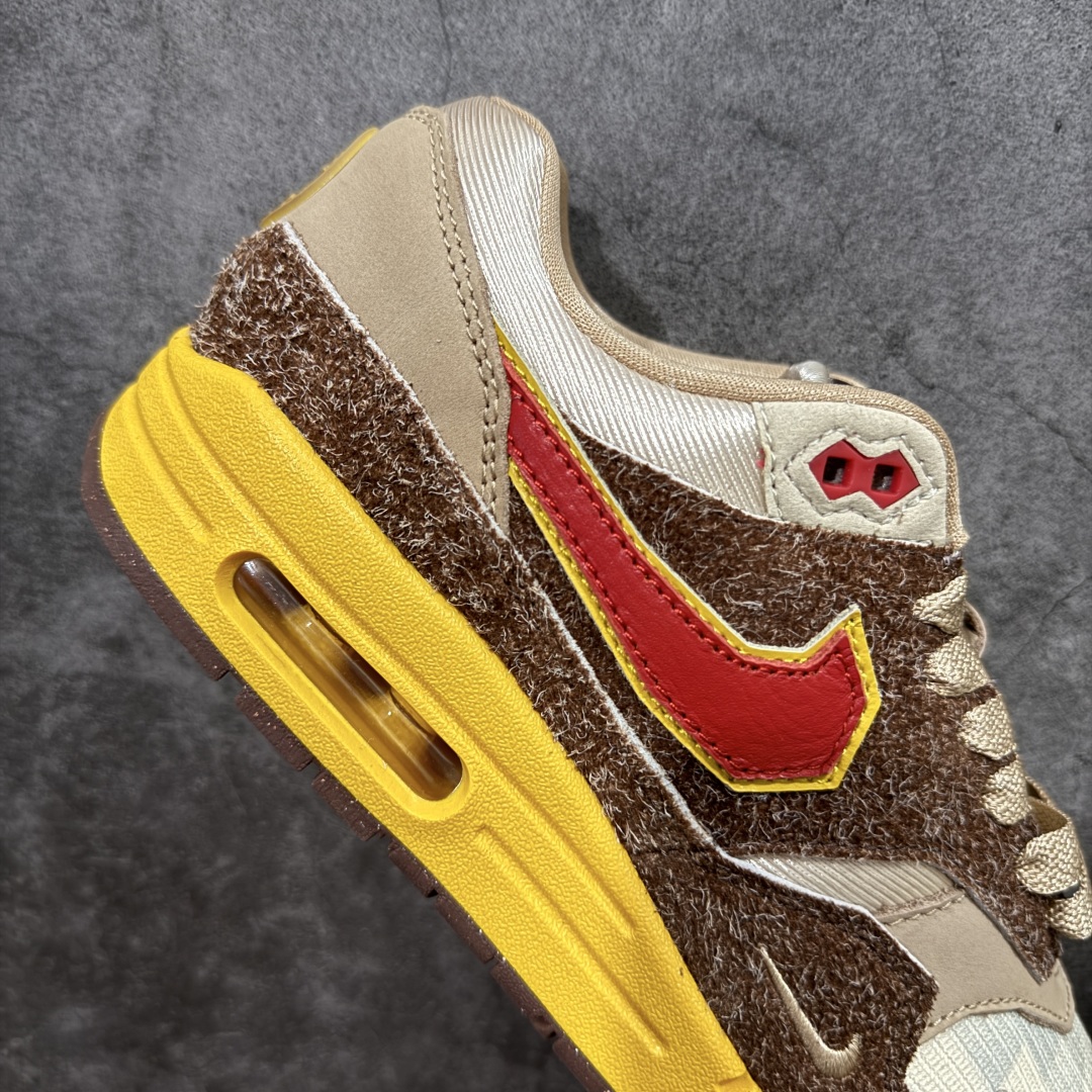 图片[7]-【外贸纯原】.SWOOSH x Nike Air Max 1 “Big Head Origins”舒适百搭 低帮 休闲跑步鞋 男女同款 棕色 货号：HV5876-200 外贸大厂出品 原鞋购入开发 耗时数月研发 原厂皮 原厂辅料 原厂配件 原楦 原纸板 真真的 目前T1品质 尺码：36-47.5-选品中心