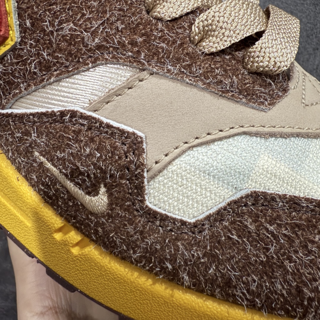 图片[5]-【外贸纯原】.SWOOSH x Nike Air Max 1 “Big Head Origins”舒适百搭 低帮 休闲跑步鞋 男女同款 棕色 货号：HV5876-200 外贸大厂出品 原鞋购入开发 耗时数月研发 原厂皮 原厂辅料 原厂配件 原楦 原纸板 真真的 目前T1品质 尺码：36-47.5-选品中心