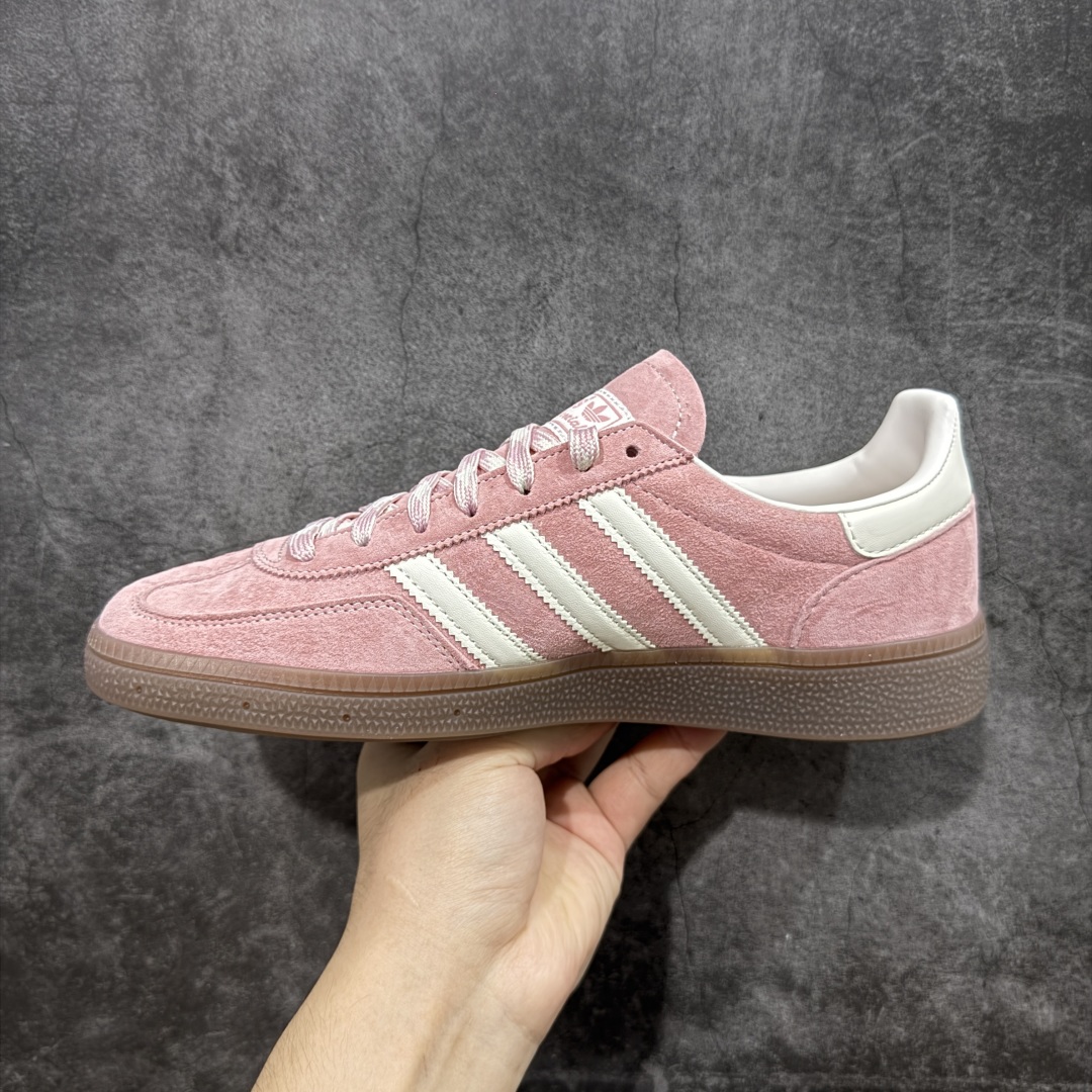  
【纯原版】Adidas Handball Spezial  阿迪达斯经典款牛皮复古休闲板鞋 紫白生胶