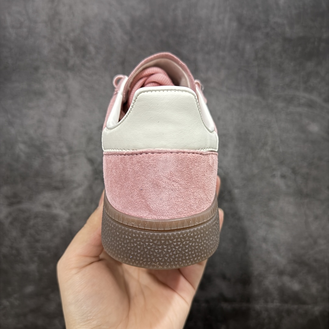  
【纯原版】Adidas Handball Spezial  阿迪达斯经典款牛皮复古休闲板鞋 紫白生胶
