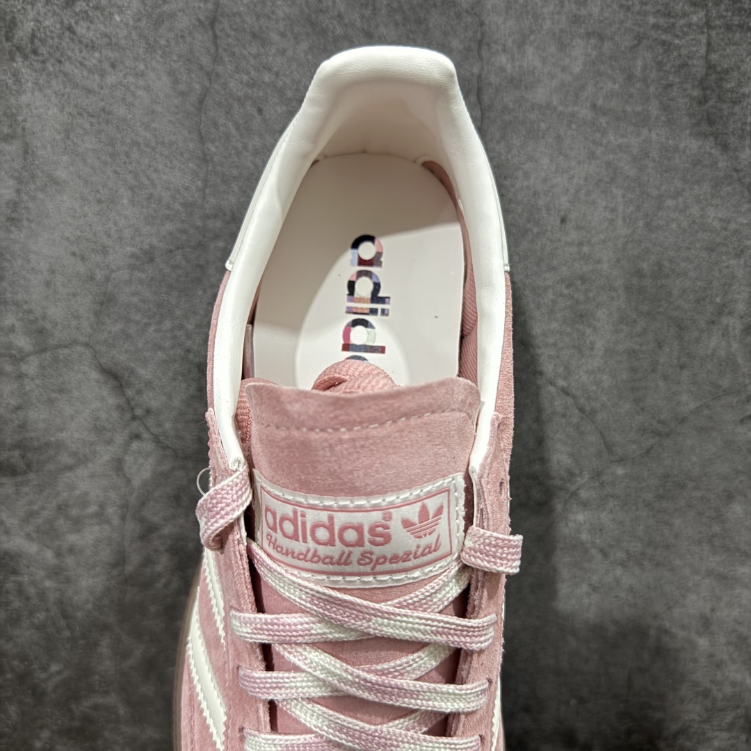  
【纯原版】Adidas Handball Spezial  阿迪达斯经典款牛皮复古休闲板鞋 紫白生胶