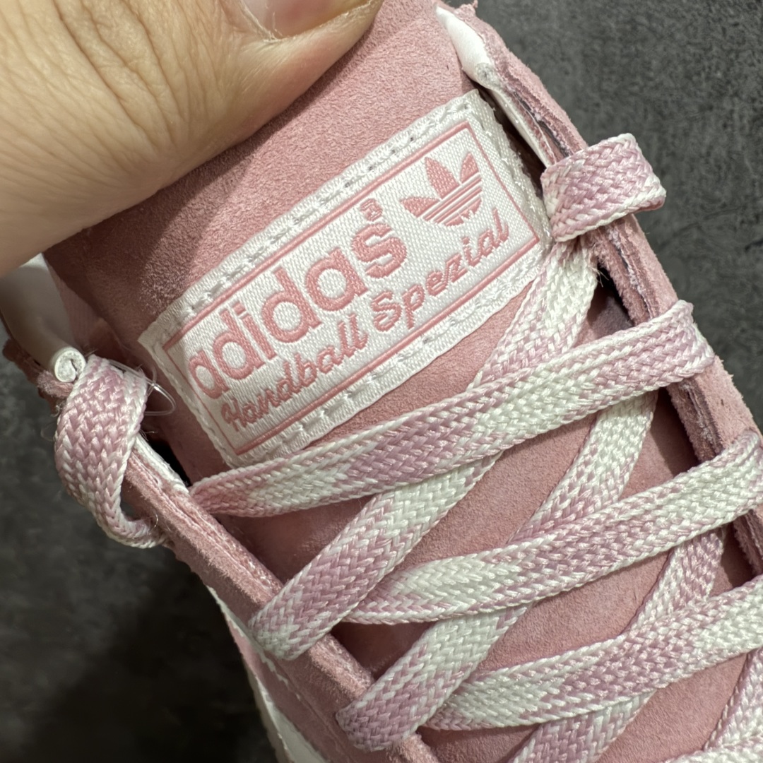  
【纯原版】Adidas Handball Spezial  阿迪达斯经典款牛皮复古休闲板鞋 紫白生胶