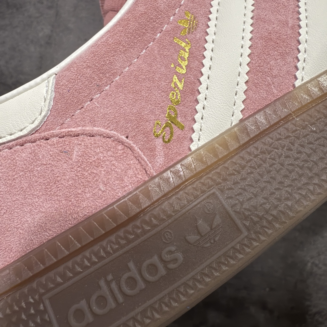  
【纯原版】Adidas Handball Spezial  阿迪达斯经典款牛皮复古休闲板鞋 紫白生胶