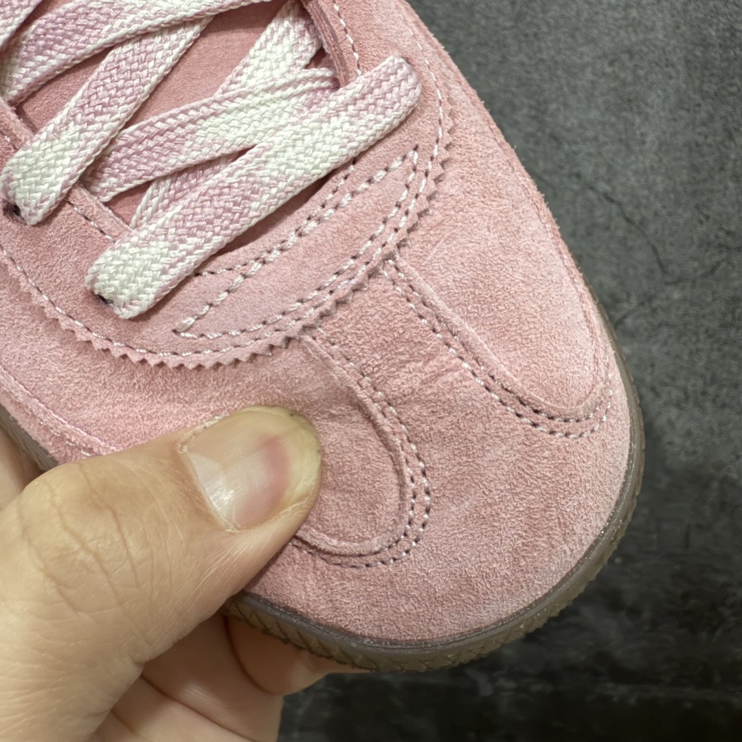  
【纯原版】Adidas Handball Spezial  阿迪达斯经典款牛皮复古休闲板鞋 紫白生胶