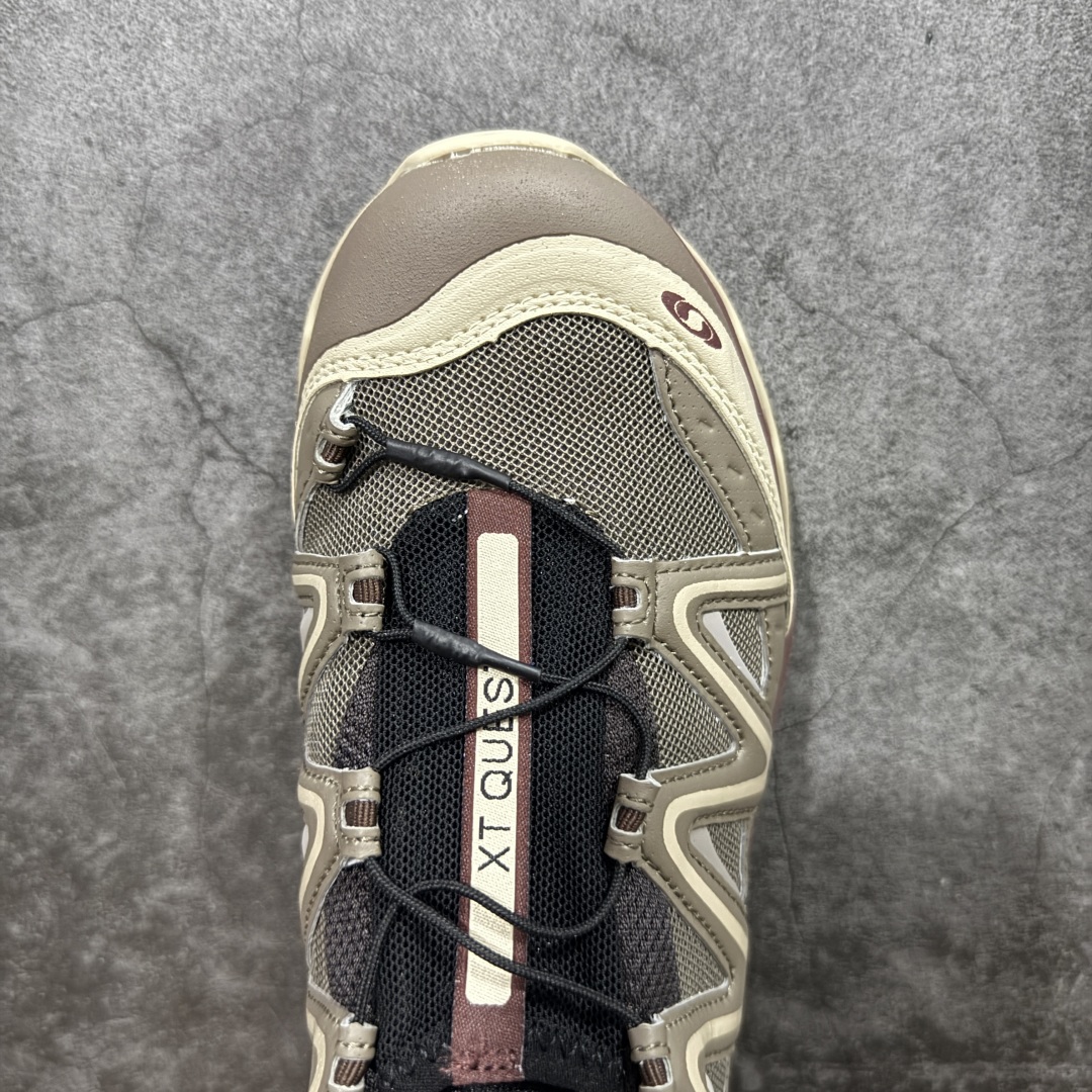 图片[5]-【W1版本】Salomon XT-QUEST ADV 萨洛蒙 时尚 舒适减震防滑耐磨 低帮跑步鞋 男女同款 478850 纯原外贸平台特供订单 耗时半年巨作 全套原纸板楦头开发 原厂特供网布配套加持 确保原汁原味 完美呈现版型 原档数据独家私模五层组合大底 男女鞋同步官方 原装Ortholite轻量化鞋垫 中底布带钢印编号 原厂TPU锁扣 进口港宝加持 后跟自然饱满 还原公司包裹性 基于 SALOMON 初代 XT 鞋身造型并搭载 4D ADVANCED CHASSIS™ 大底打造而成 为这款 XT-QUEST 带来了多项足部控制与保护等功能性 如在运动过程中控制左右晃动的过程而提高稳定性、改善长途越野过程中足中到足尖的过渡、提高感知岩石的精确度以抵抗尖锐物体对脚底的伤害以及采用动态缓冲来增强穿着舒适感 从而减轻疲劳感 使 XT-QUEST 成为一双舒适且安全的户外之履 尺码：36 36.5 37.5 38 38.5 39 40 40.5 41 42 42.5 43 44 44.5 45-选品中心