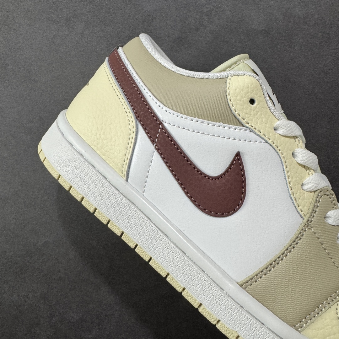 图片[6]-【K版】Air Jordan AJ1 Low 低帮 米白棕 HV6530-100 全新流水线出品 市场第二梯队最强版 全部原鞋开发 原楦原纸板开发 全鞋电脑针车 原厂内置全掌气垫 原盒内在原标 唯一Zp原版鞋带绑法 免检产品 全新2022版型 全头层皮料 完美零毛边处理 原厂配置全掌气垫 价格定位良心 新配色陆续出货 尺码：36 36.5 37.5 38 38.5 39 40 40.5 41 42 42.5 43 44 44.5 45 46-选品中心
