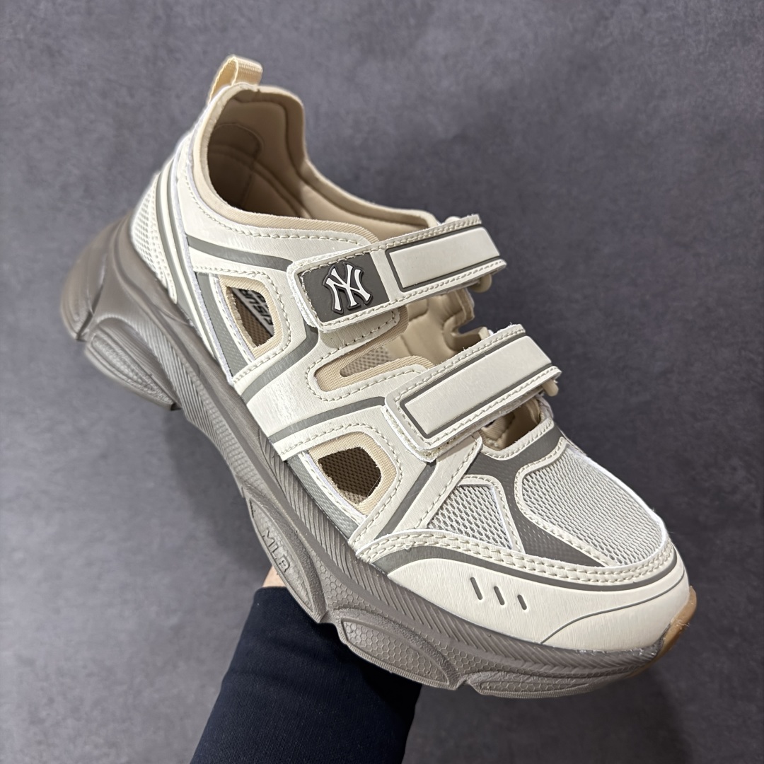 图片[3]-【纯原版】MLB棒球联盟网红老爹鞋 韩国洋基队NY大标潮流老爹鞋凉鞋 沙滩鞋 原楦原档案数据开发版型 完美鞋头弧度/后套收口效果🆚市面文案版本‼️ 原厂立体填充鞋舌海绵 中底注胶孔原数据开发模具大底原厂转印标 市面上唯一纯原版本 原材料打造 内增高6cm 原厂1：1模具开发 原厂进口纳米材质 原厂 全套手提袋 原盒雷射防伪标包装 天猫订单品质 官网尺码35 36 36.5 37.5 38 38.5 39 40 40.5 41 42 42.5 43 44 45-选品中心