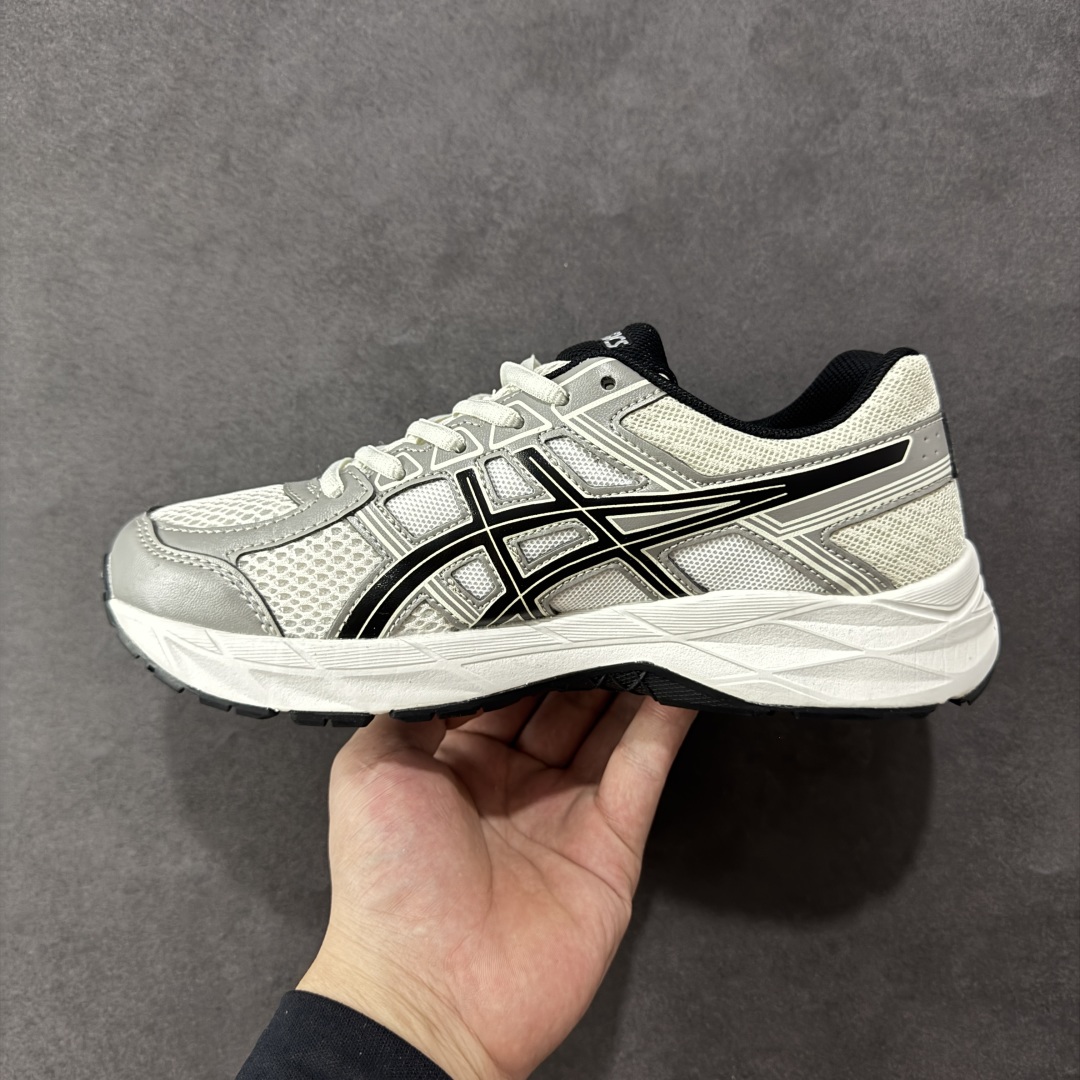 图片[2]-【K8版本】ASICS 亚瑟士 GEL-CONTEND 4缓震回弹透气跑步鞋 高颜值百搭入门级跑鞋 多层网面织物+植绒材质构成了亚瑟士logo图案，具有很高的品牌识别性。网面织物通风透气，植绒材料起到鞋面补强作用，提升跑鞋包裹性和使用寿命。亚瑟士核心就是稳定和缓震，即便GEL-CONTEND 4是最入门的产品，也还是有板有眼的。GEL-CONTEND 4的中底技术叫做AMPLIFOAM，表面上也就是EVA发泡材料的一种，在后跟下面植入GEL缓震胶，增加缓震能力。AHAR+防滑大底几乎布满整个鞋底，一方面能增加跑鞋的寿命，另外一方面在全掌覆盖同时能为足弓下方稳定性进行补强。 尺码：36-45 编码：YBB210220-选品中心