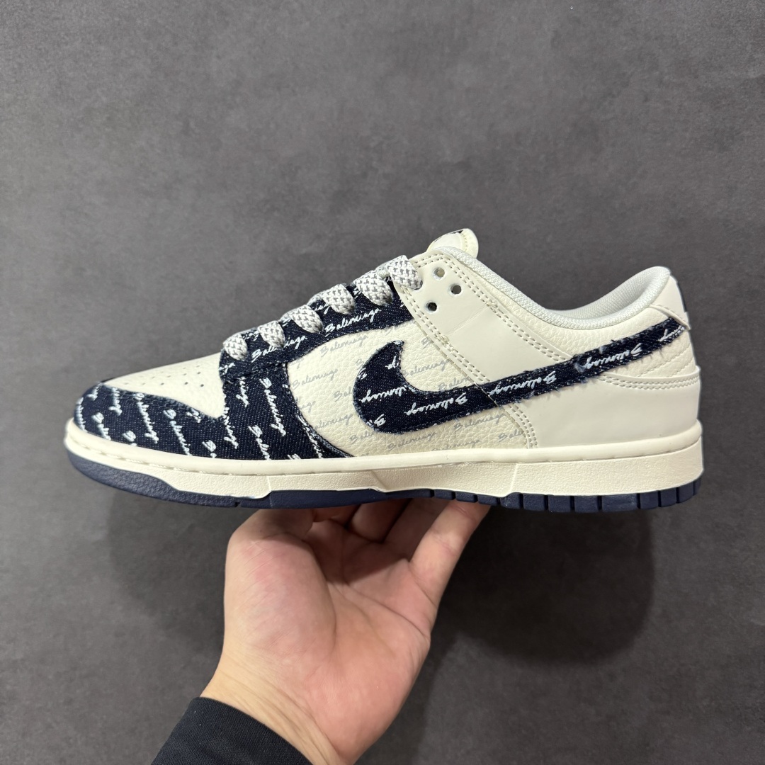 图片[2]-【定制版】Nike SB Dunk Low x Balenciaga 黑白小勾满天星 纯原大厂出品 原装头层材料 独家版型蒸餾加工 帶來的是更好的视觉和脚感体验 大厂纯原品质出货 清洁度 电绣工艺 皮料切割干净无任何毛边 细节完美 货号：XD1588 231 尺码：36 36.5 37.5 38 38.5 39 40 40.5 41 42 42.5 43 44 44.5 45 编码：QFB310320-选品中心