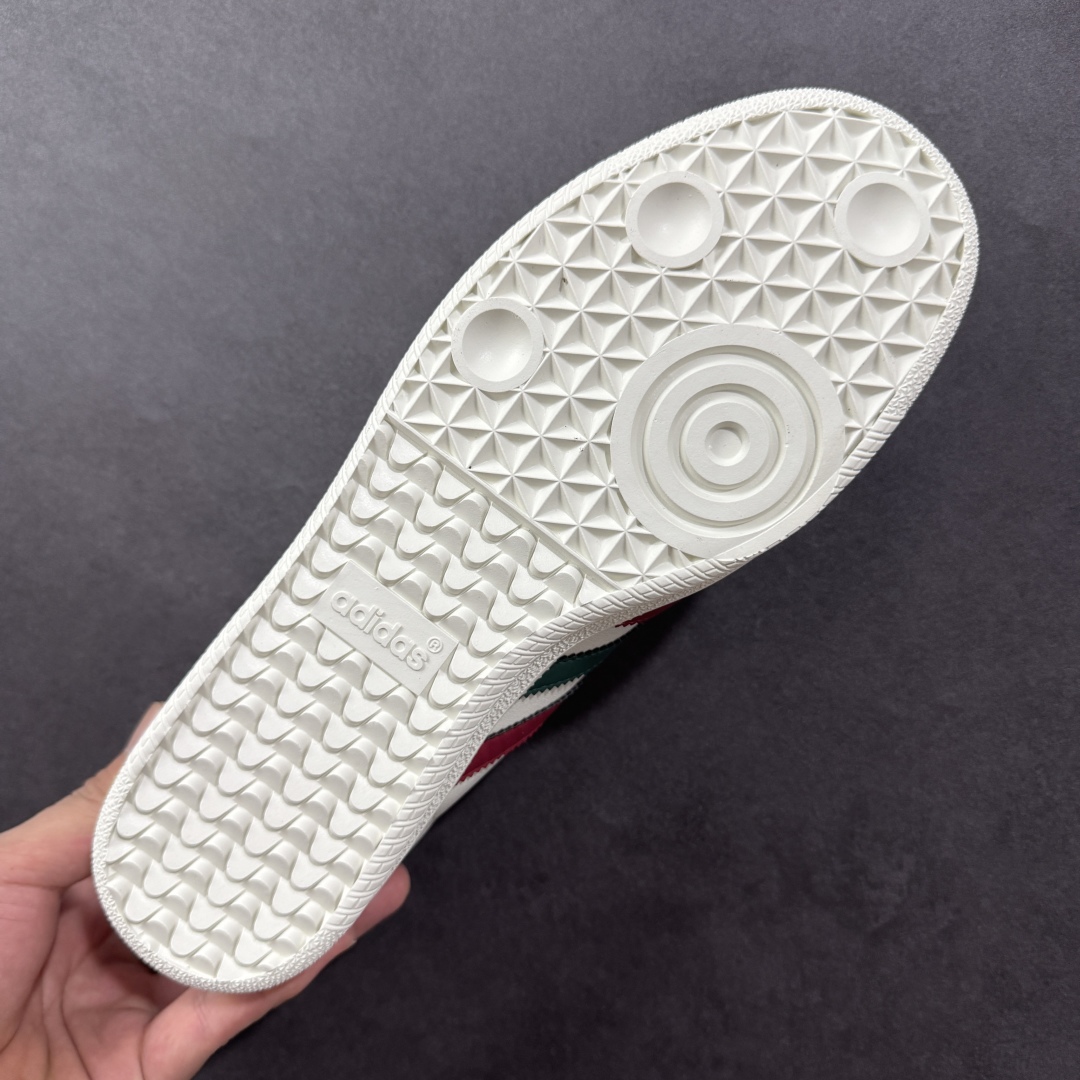 图片[9]-【定制版】adidas originals Samba OG x Louis Vuitton 灰红 桑巴舞系列复古经典轻便板鞋 此款以简约大方的造型设计 给人以随性休闲的时尚格调 穿着舒适轻便，运动灵活自如 满足日常个性穿搭 货号：GJ75801 尺码：36 36.5 37 38 38.5 39 40 40.5 41 42 42.5 43 44 44.5 45-选品中心