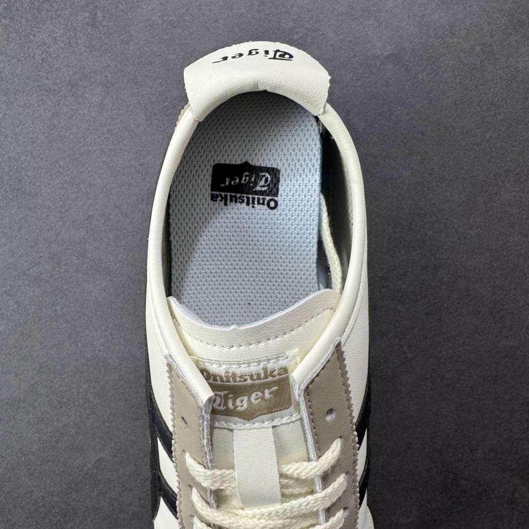 图片[7]-【公司级】Asics Onitsuka Tiger MEXICO 66 亚瑟士鬼冢虎复古经典板鞋 头层材料 质感柔软度满分 长期生产补货永不断码 超成熟稳定的做工品控 原装全套纸板楦头开发 原汁原味 完美呈现版型 私模正确鞋底咬花纹路 一比一鞋头弧度高度鞋身弧度 绝不口嗨 细节品控鞋型随意秒杀市面 原档咬花纹路私模大底 一个单元有六个三角形 总体形拼接呈现花瓣状 官方四联吊牌 原装Ortholite轻量化鞋垫 原盒原配 质保卡 说明书 钢印防尘纸 纸板中底带钢印 乳胶组合鞋垫 支持全方位的对比专柜 产品从款式颜色造型上体现出追求舒适和细节的完美 鞋类更是推崇手工制作的严谨与完美 融舒适性与可穿性的设计风格 注重细节的完美和别致魅力 既保持稳重 又不失轻松的时尚感 尺码：36 37 37.5 38 39 39.5 40 40.5 41.5 42 42.5 43.5 44 45 46-选品中心