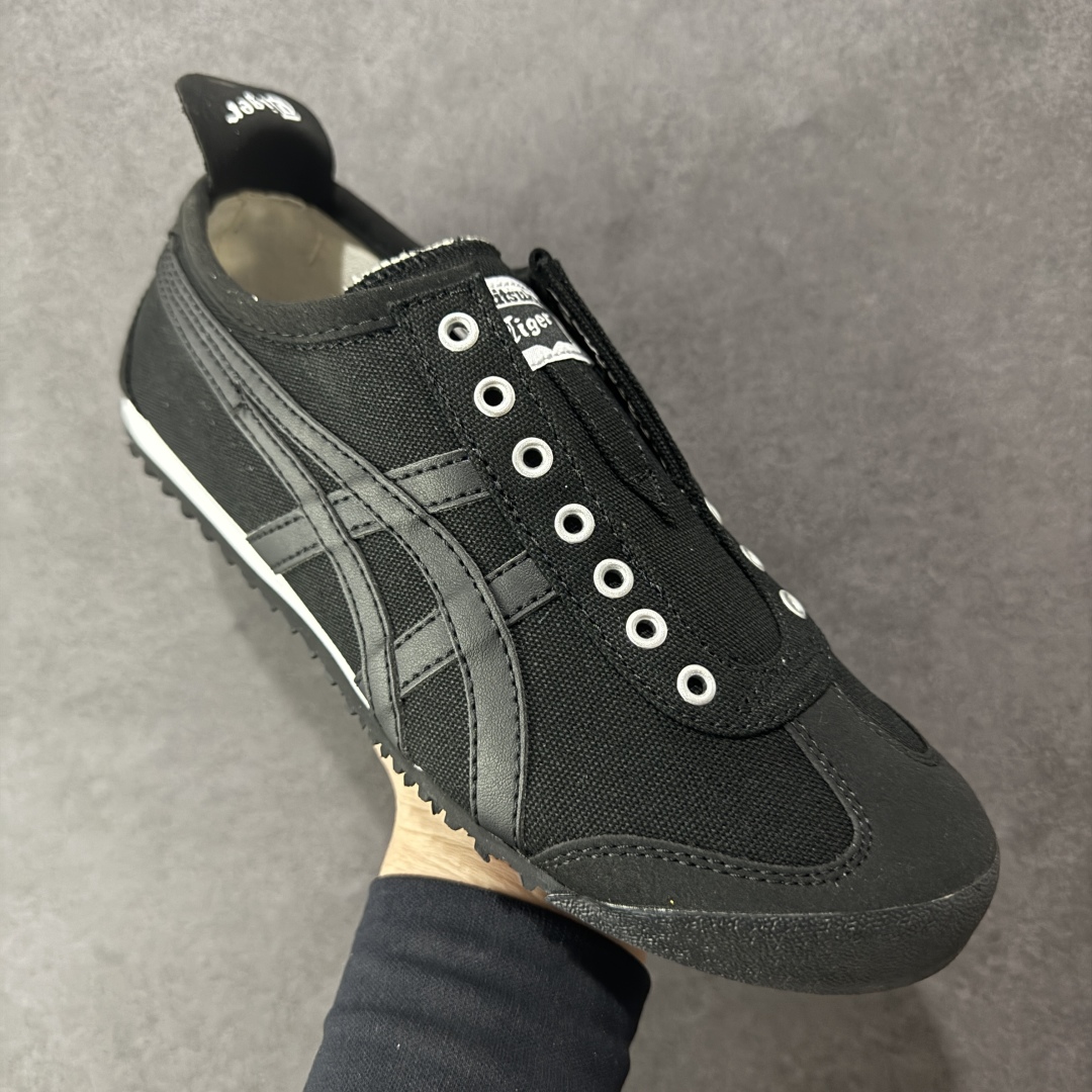 图片[3]-【公司级】全新批次 Onitsuka Tiger 鬼塚虎MEXICO 66 SLIP-ON时尚舒适防滑轻便 低帮生活休闲鞋 尼龙布 原盒原标半码 官方四联吊牌 纸板带钢印中底 乳胶组合鞋垫 支持全方位的对比专柜 尺码：35 36 37 37.5 38 39 39.5 40 40.5 41.5 42 42.5 43.5 44 45-选品中心