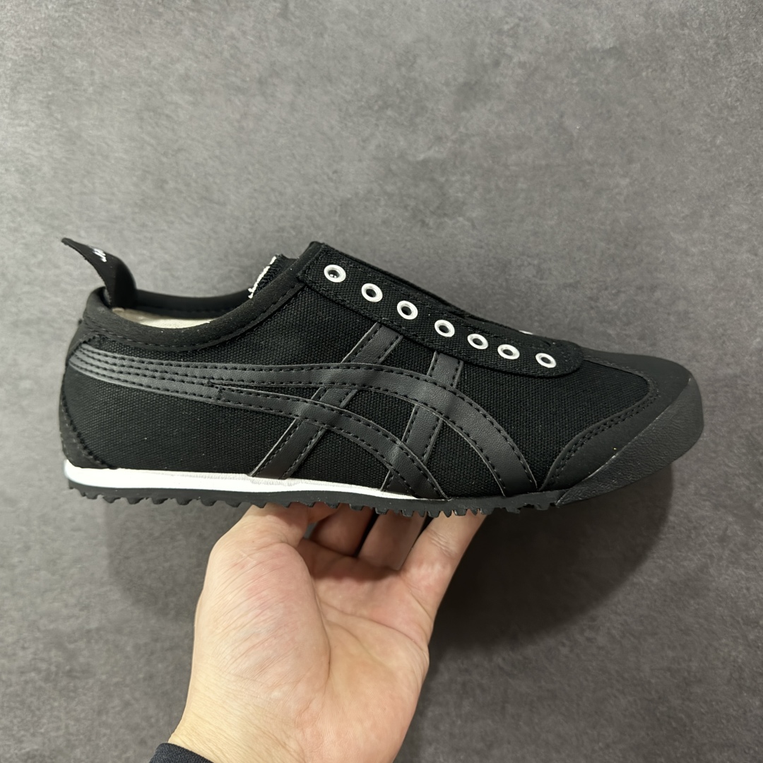 【公司级】全新批次 Onitsuka Tiger 鬼塚虎MEXICO 66 SLIP-ON时尚舒适防滑轻便 低帮生活休闲鞋 尼龙布 原盒原标半码 官方四联吊牌 纸板带钢印中底 乳胶组合鞋垫 支持全方位的对比专柜 尺码:35 36 37 37.5 38 39 39.5 40 40.5 41.5 42 42.5 43.5 44 45-选品中心