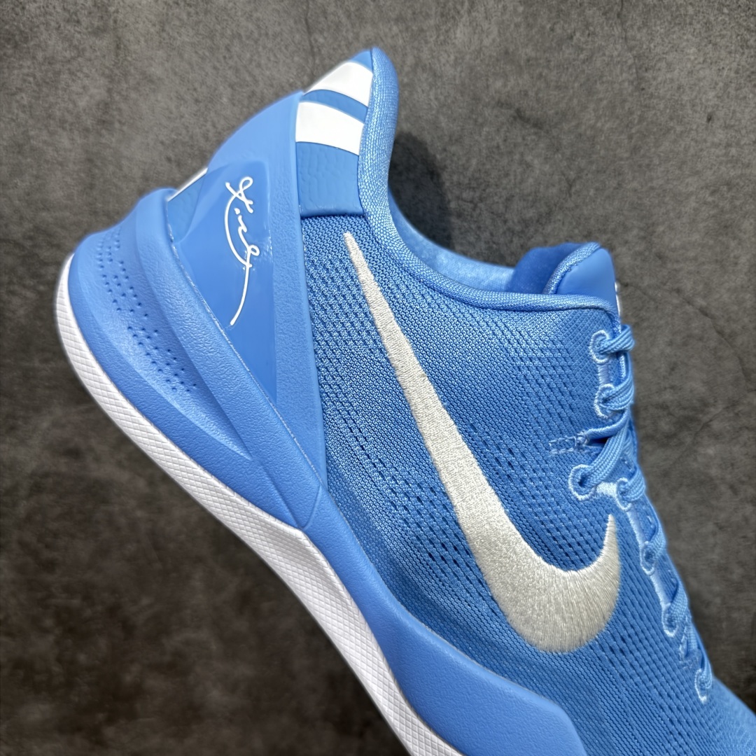  
【纯原外贸】NK Zoom Kobe Ⅷ  科比8代复刻实战运动低帮文化篮球鞋 蓝白HM6469-4