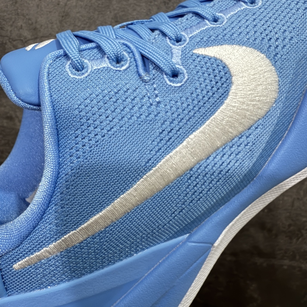 【纯原外贸】NK Zoom Kobe Ⅷ 科比8代复刻实战运动低帮文化篮球鞋 蓝白HM6469-4