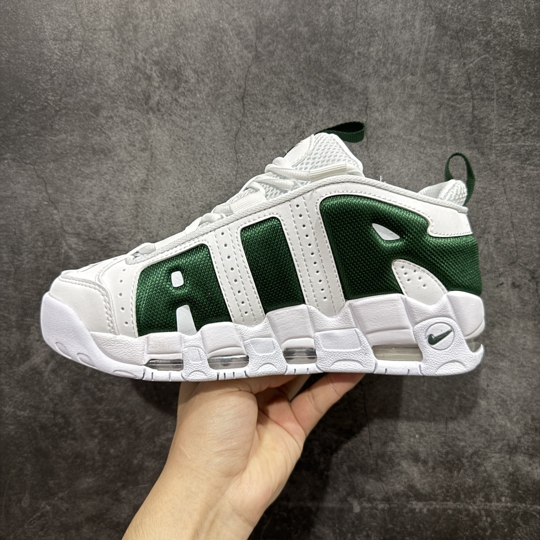图片[2]-【CK纯原版】Nike Air More Uptempo 原装皮蓬 全新批次 Air More Uptempo绝对是耐克篮球鞋历史上最耀眼的里程碑之一，耐克一直以来都以不停的提升气垫容量来捍卫气垫的地位，当前后掌的花样全部玩尽之后，耐克终于还是打出了奠定王朝基础的一张牌：全掌外露气垫，U型气垫和Max Air的搭配是当时最切合实际的全掌气垫组合 货号：FZ3055-102 尺码：36-47.5-选品中心