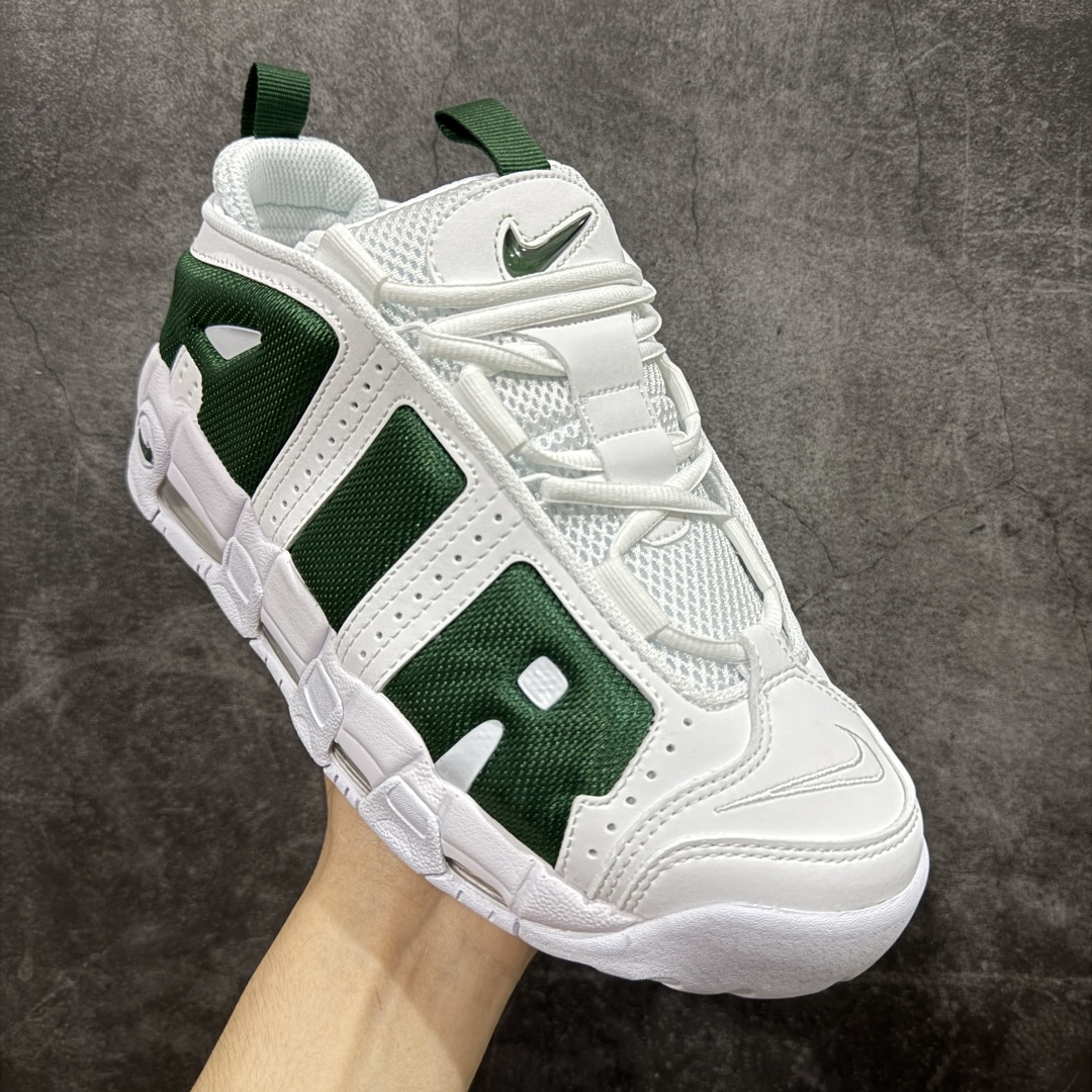 图片[3]-【CK纯原版】Nike Air More Uptempo 原装皮蓬 全新批次 Air More Uptempo绝对是耐克篮球鞋历史上最耀眼的里程碑之一，耐克一直以来都以不停的提升气垫容量来捍卫气垫的地位，当前后掌的花样全部玩尽之后，耐克终于还是打出了奠定王朝基础的一张牌：全掌外露气垫，U型气垫和Max Air的搭配是当时最切合实际的全掌气垫组合 货号：FZ3055-102 尺码：36-47.5-选品中心