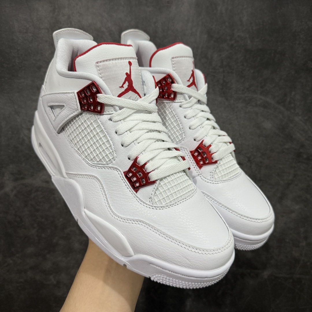 【原厂版】 Air Jordan AJ4 Retro 白红扣CT8527-112 全新升级改良 原鞋原楦原纸板同源开发 完美呈现乔4的版型 内侧正确双色网格 还原细节 原厂皮料 正确气垫颜色 正确网格工艺 正确拉帮工艺 全鞋原装材料制作 原档案原模具打造 支持全方位与正品对比 尺码:40 40.5 41 42 42.5 43 44 44.5 45 46 47.5-选品中心