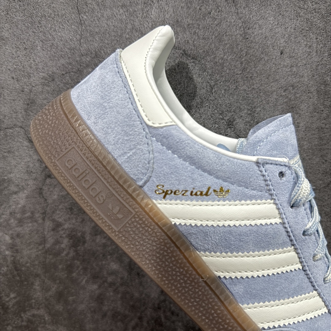  
【纯原版】Adidas Handball Spezial  阿迪达斯经典款牛皮复古休闲板鞋 蓝白生胶