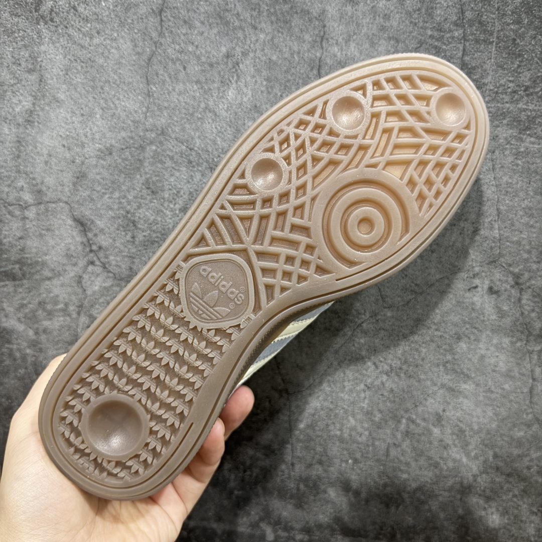 
【纯原版】Adidas Handball Spezial  阿迪达斯经典款牛皮复古休闲板鞋 蓝白生胶