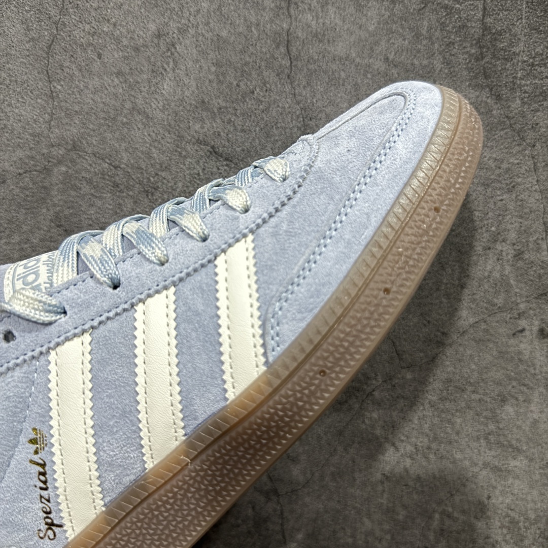  
【纯原版】Adidas Handball Spezial  阿迪达斯经典款牛皮复古休闲板鞋 蓝白生胶