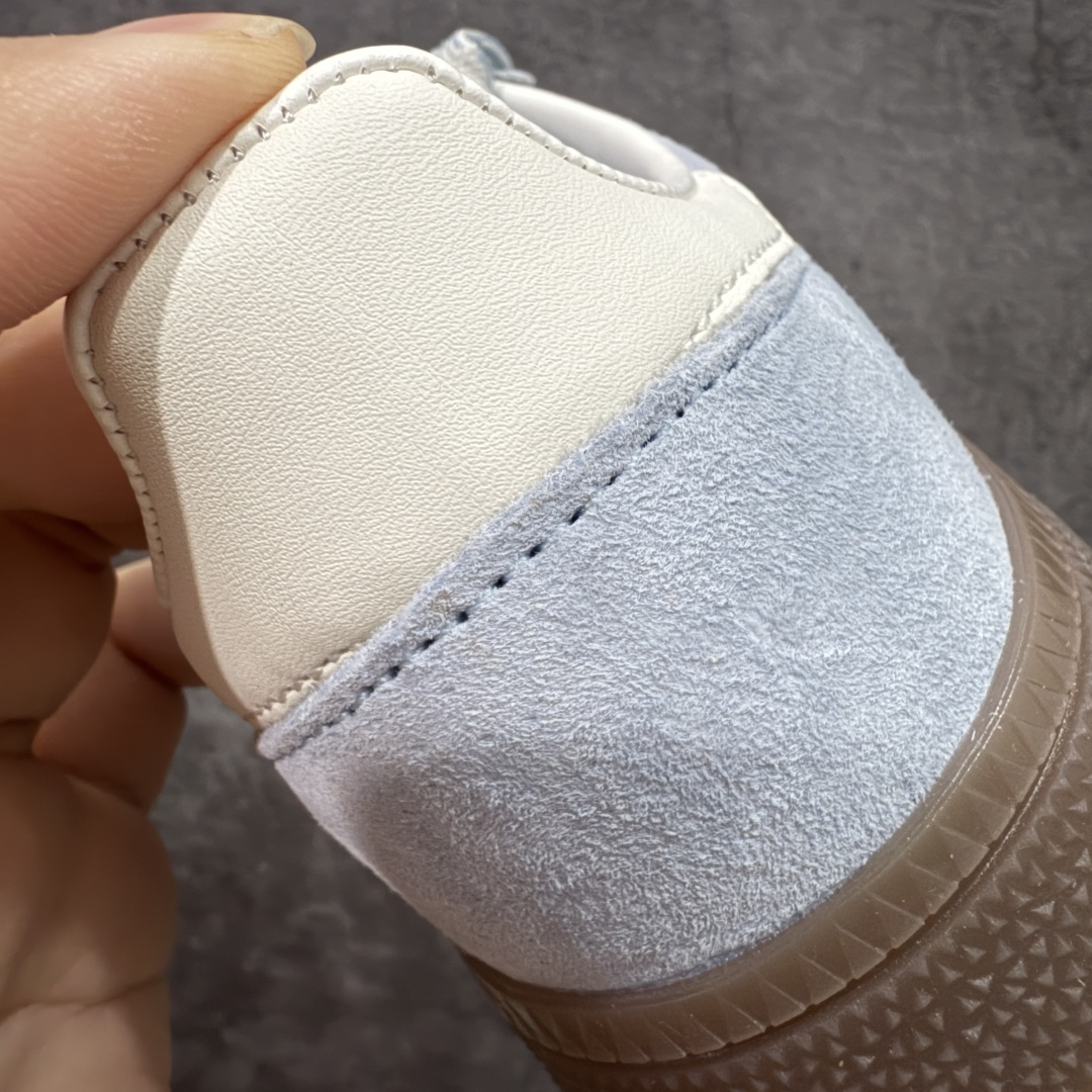  
【纯原版】Adidas Handball Spezial  阿迪达斯经典款牛皮复古休闲板鞋 蓝白生胶