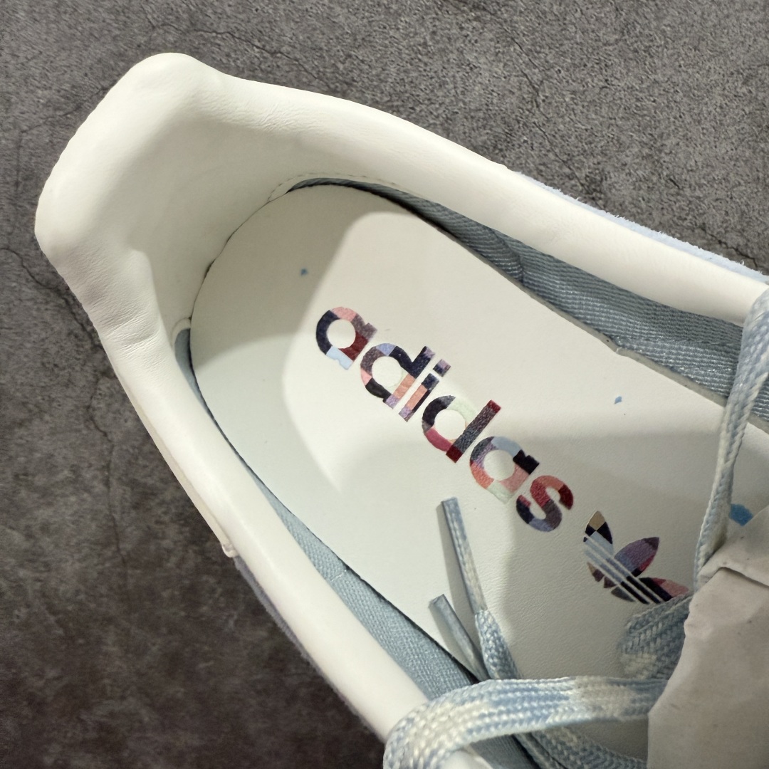  
【纯原版】Adidas Handball Spezial  阿迪达斯经典款牛皮复古休闲板鞋 蓝白生胶