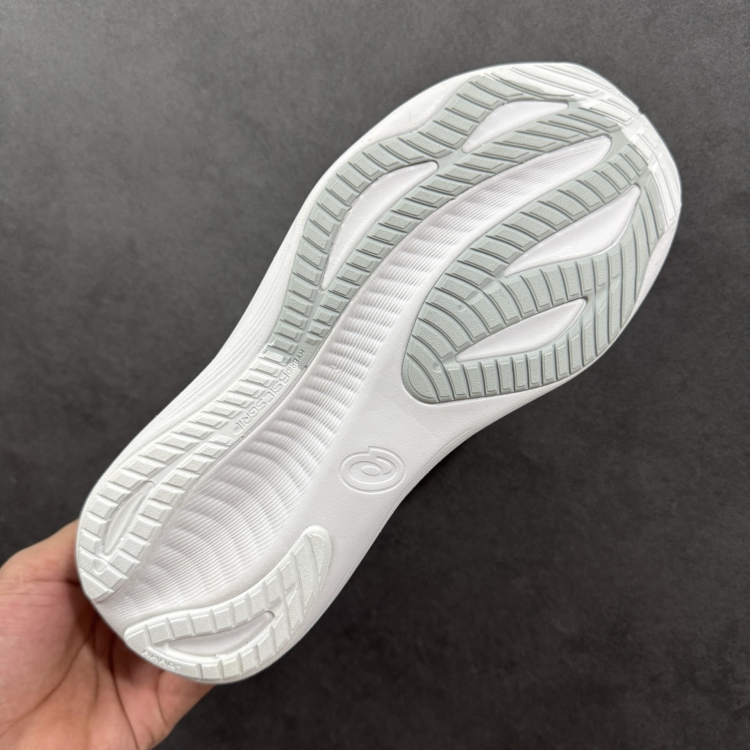 图片[9]-【公司级】#Asics GEL-NIMBUS 27 亚瑟士夏季网面跑步鞋 鞋面采用双层提花网面设计，提高包裹性和透气性，后跟搭载稳定系统科技T-GEL提升整体支撑力和结构感，减少对身体带来的冲击负荷，创新中底至轻回弹 货号：1011B958-100 尺码：36 37 37.5 38 39 39.5 40.5 41.5 42 42.5 43.5 44 45 46 编码：FSB240250-选品中心