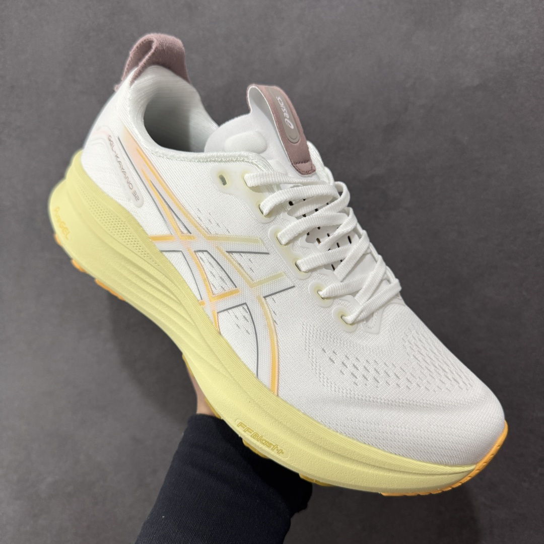 图片[3]-【公司级】Asics Gel-Kayano 32 亚瑟士卡亚诺32代低帮专业有氧超轻量休闲运动全能慢跑鞋 全球知名运动品牌ASICS正式推出新款GEL-KAYANO 32跑鞋，旨在通过全新稳定结构以提升产品可适性，满足跑者的足部稳定需求，让每一位跑者从起跑到结束都能够感受到焕然一新的稳定性与舒适性，从而帮助更多人找到身心平衡，获得自在舒适的健康生活方式。秉持着ASICS亚瑟士的设计哲学，全新一代GEL-KAYANO 32应运而生。为进一步升级产品的稳定性，GEL-KAYANO 采用了全新4D引导系统，通过内侧稳定装置提升可适性，满足足部稳定需求，帮助足弓迅速返回到平衡位置。作为基于生物力学研究打造的全新稳定结构，4D引导系统不仅提升了跑鞋对双脚的支撑性，它还将人体不同的运动状态纳入设计考量，帮助跑者在多种跑动强度下获得充足的稳定性和理想的舒适度。 尺码： 40 40.5 41.5 42 42.5 43.5 44 44.5 45-选品中心