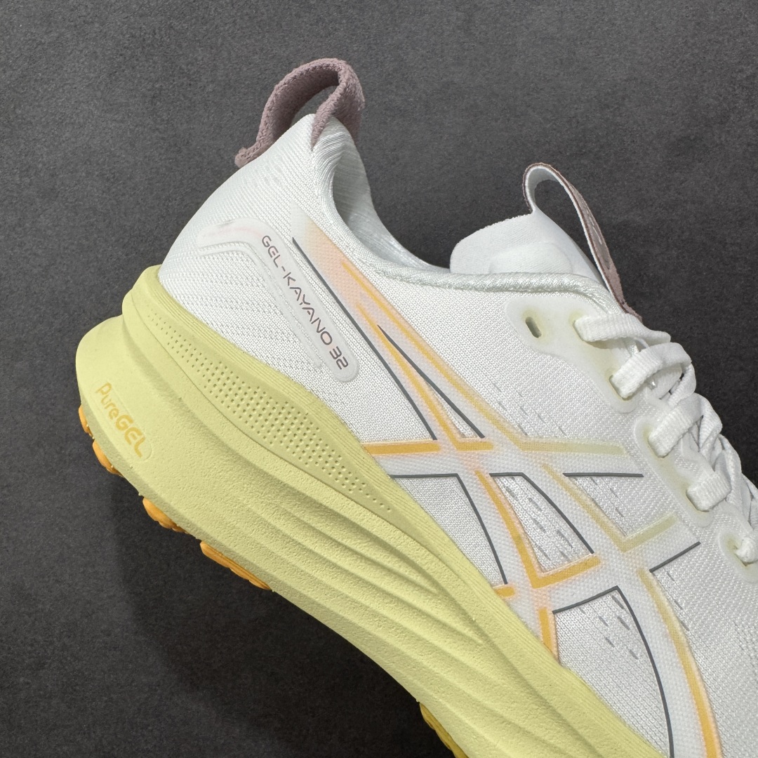 图片[6]-【公司级】Asics Gel-Kayano 32 亚瑟士卡亚诺32代低帮专业有氧超轻量休闲运动全能慢跑鞋 全球知名运动品牌ASICS正式推出新款GEL-KAYANO 32跑鞋，旨在通过全新稳定结构以提升产品可适性，满足跑者的足部稳定需求，让每一位跑者从起跑到结束都能够感受到焕然一新的稳定性与舒适性，从而帮助更多人找到身心平衡，获得自在舒适的健康生活方式。秉持着ASICS亚瑟士的设计哲学，全新一代GEL-KAYANO 32应运而生。为进一步升级产品的稳定性，GEL-KAYANO 采用了全新4D引导系统，通过内侧稳定装置提升可适性，满足足部稳定需求，帮助足弓迅速返回到平衡位置。作为基于生物力学研究打造的全新稳定结构，4D引导系统不仅提升了跑鞋对双脚的支撑性，它还将人体不同的运动状态纳入设计考量，帮助跑者在多种跑动强度下获得充足的稳定性和理想的舒适度。 尺码： 40 40.5 41.5 42 42.5 43.5 44 44.5 45-选品中心