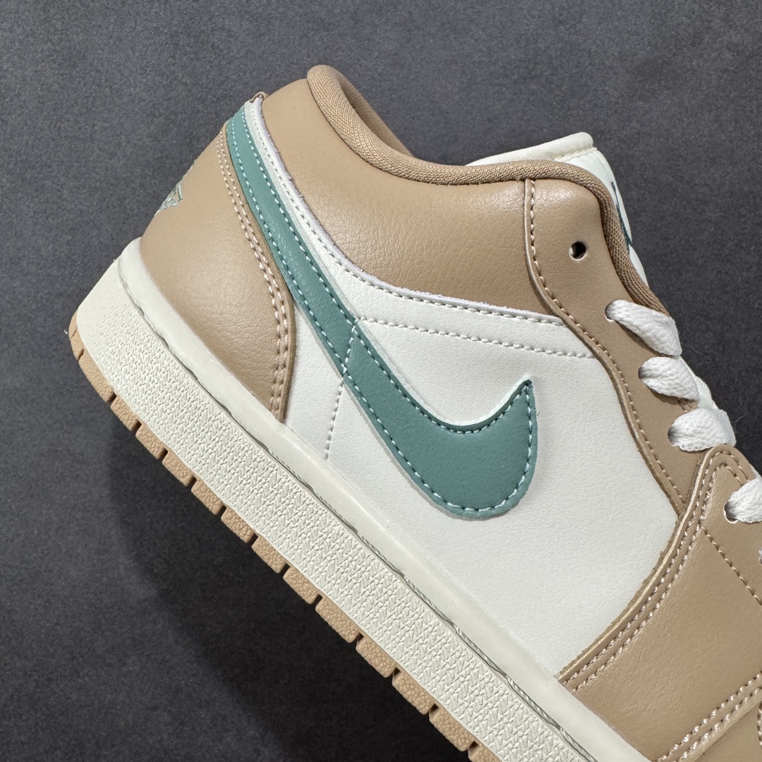 图片[6]-【K版】Air Jordan AJ1 Low 低帮 卡其绿 DC0774-130 全新流水线出品 市场第二梯队最强版 全部原鞋开发 原楦原纸板开发 全鞋电脑针车 原厂内置全掌气垫 原盒内在原标 唯一Zp原版鞋带绑法 免检产品 全新2022版型 全头层皮料 完美零毛边处理 原厂配置全掌气垫 价格定位良心 新配色陆续出货 尺码：36 36.5 37.5 38 38.5 39 40 40.5 41 42 42.5 43 44 44.5 45 46-选品中心